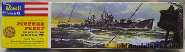 Revell 1/481 USS Helena CA75 Heavy Cruiser - (Baltimore Class), 85-0370 plastic model kit